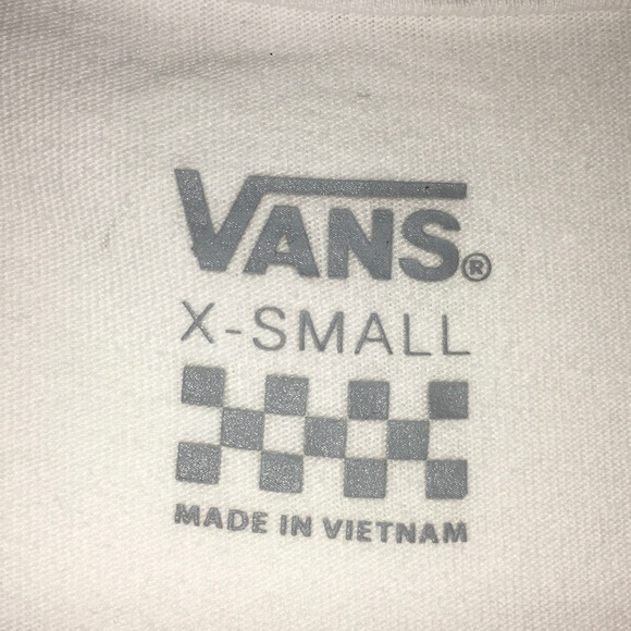 Vans long sleeve cropped t-shirt. - Picture 2 of 3